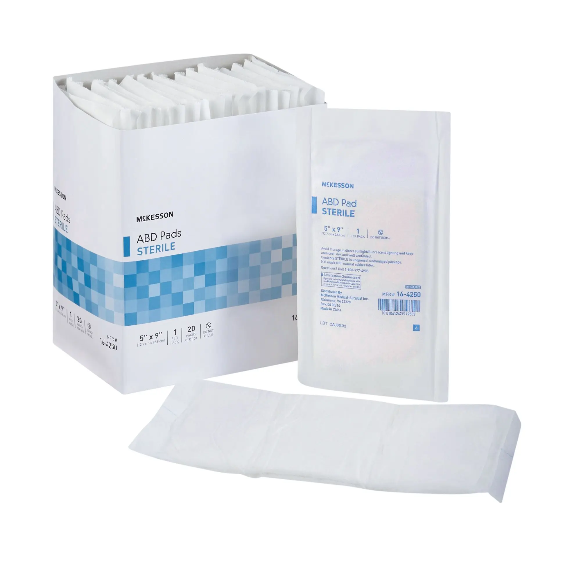 Abdominal Pad 5x9 inch Qty: 20/Box