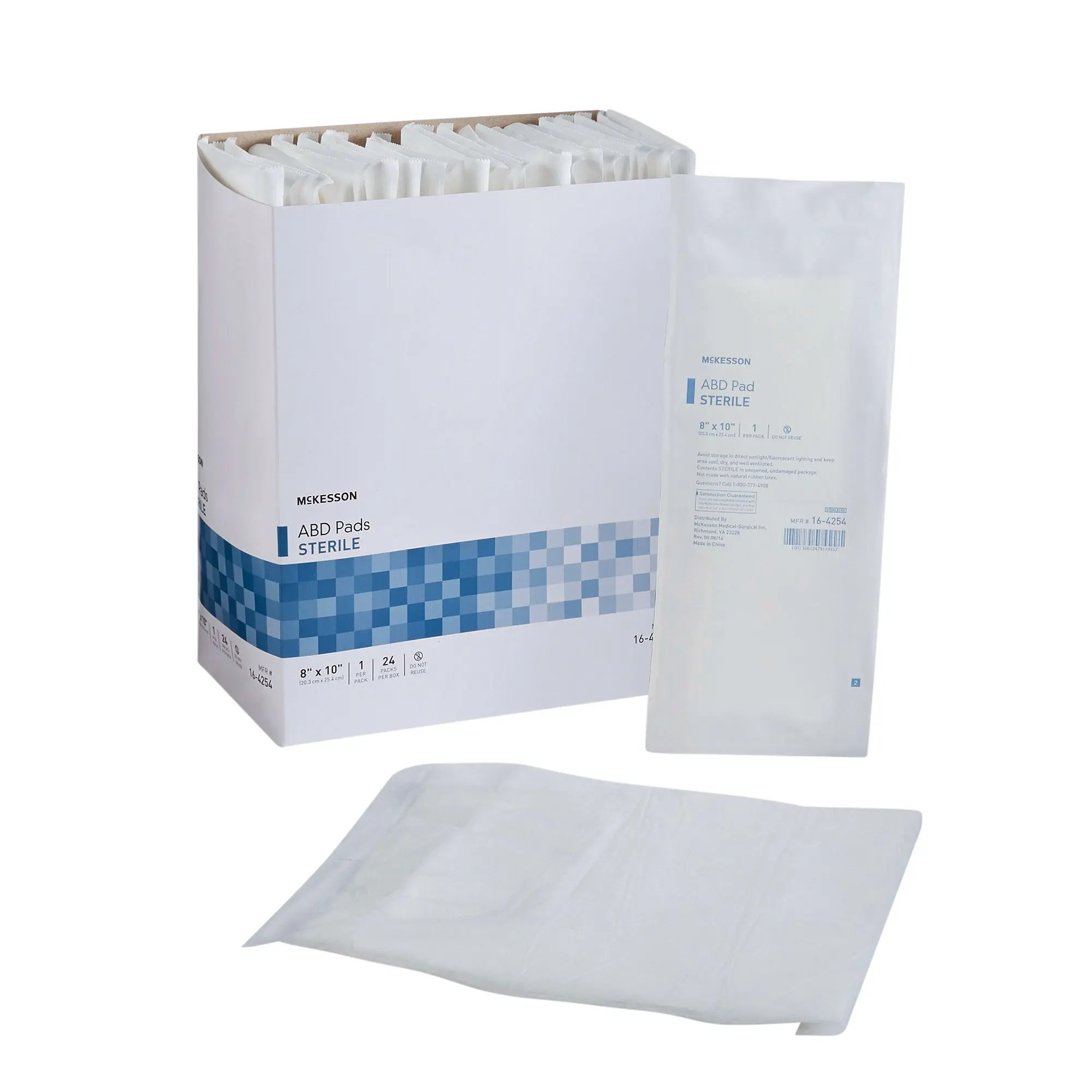 Abdominal Pad Sterile 8 x 10 Inch 24/box