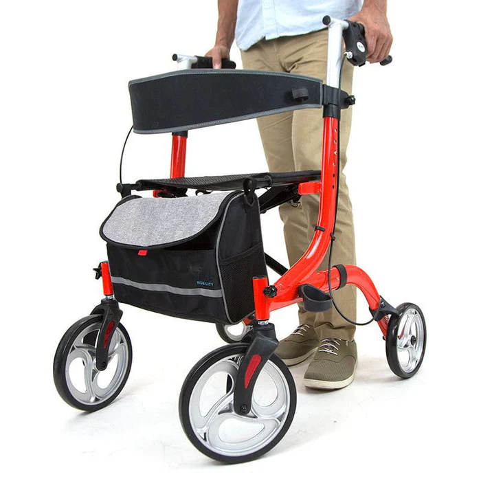 Aluminum Lightweight Rollator (Red)