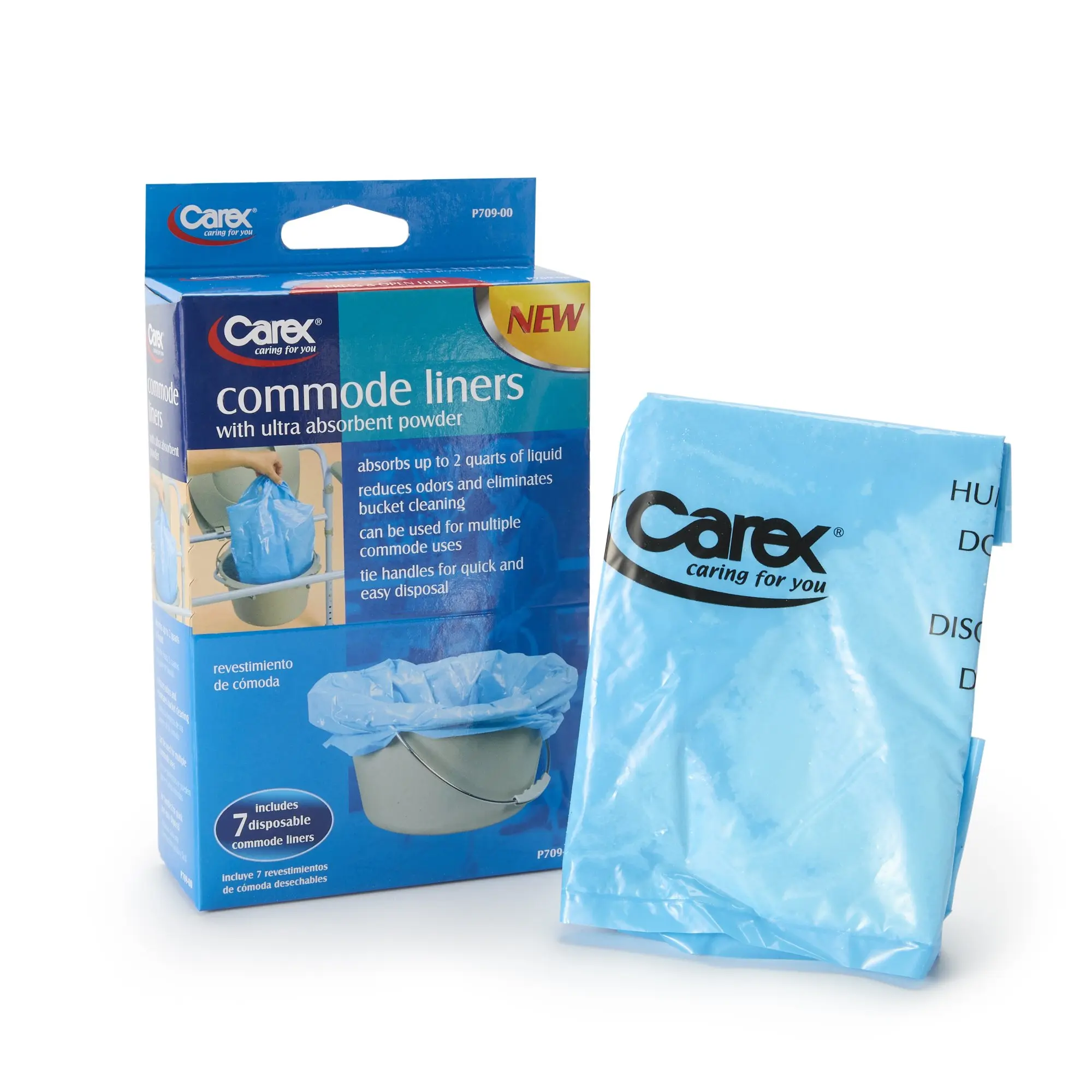 Commode Liner For Commode / Shower Chair