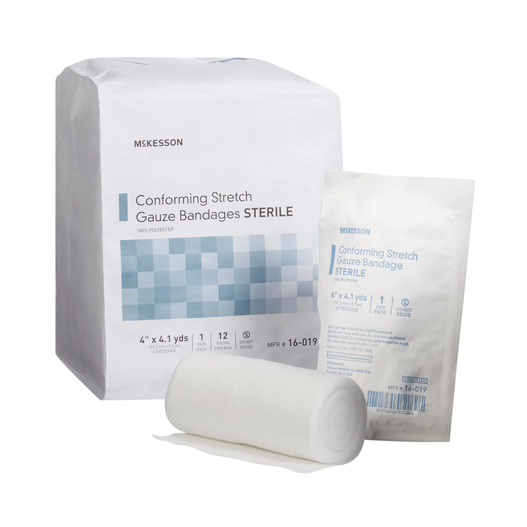 Conforming Bandage 4 Inch X 4-1/10 Yard Sterile