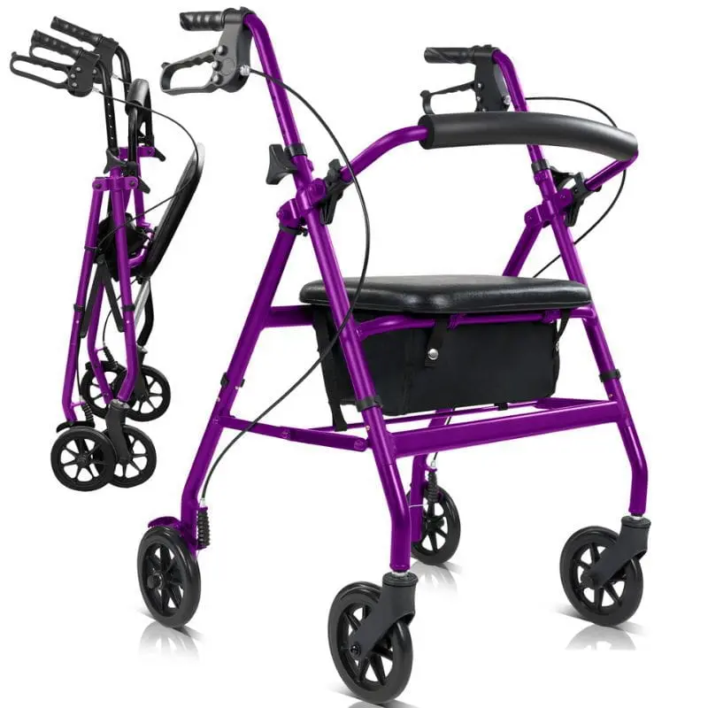 Lightweight Rollator (Purple)