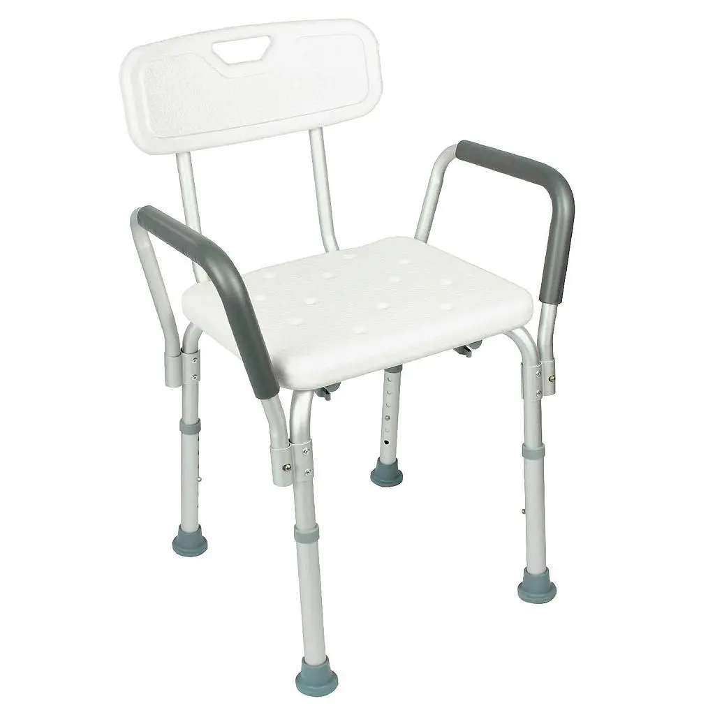 Shower Chair with arms and back, 300 Lbs