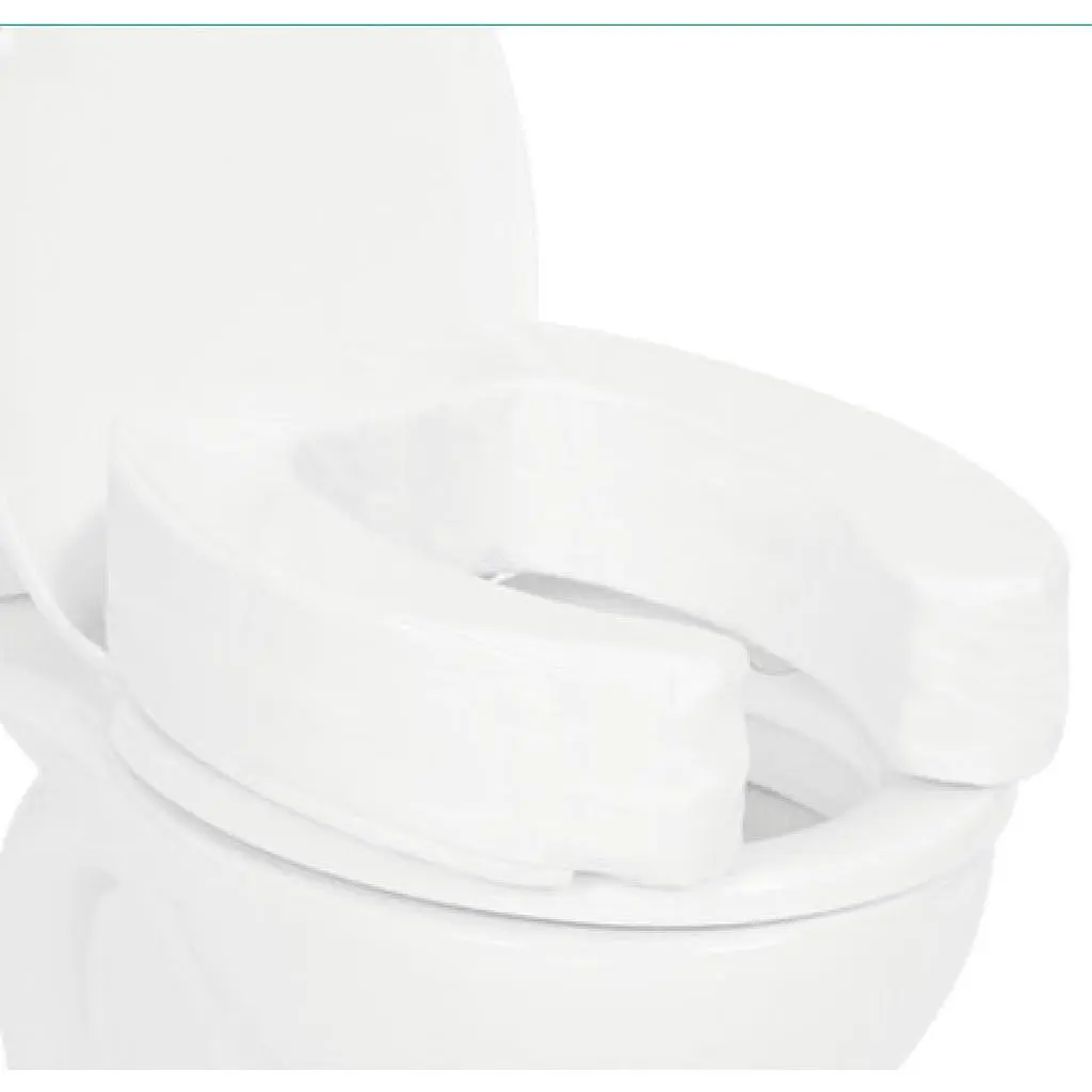 Cushioned Toilet Seat Riser 4'' Soft