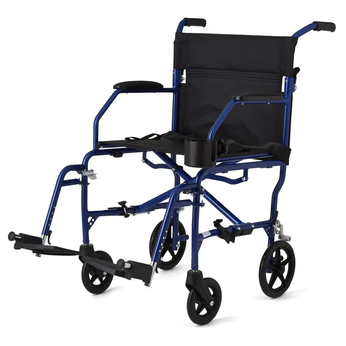 19" Ultralight Transport Chair, Blue