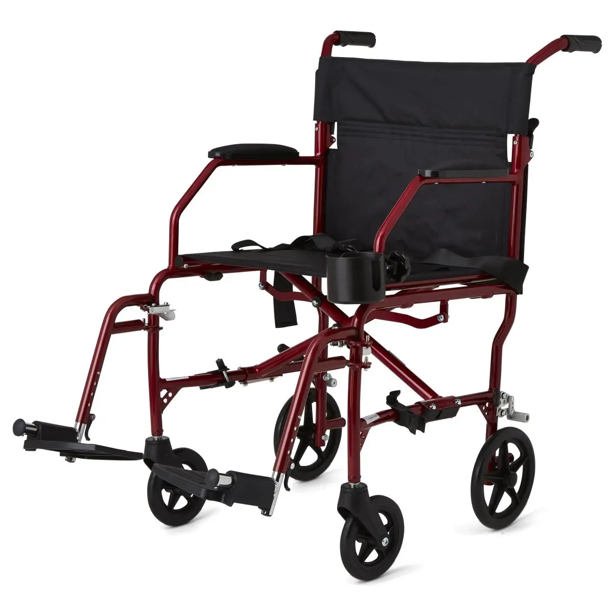 19" Ultralight Transport Chair, Red