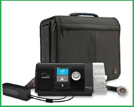 CPAP is a device that offers continuous positive pressure in the upper airway through a tube and a mask, usually nasal.